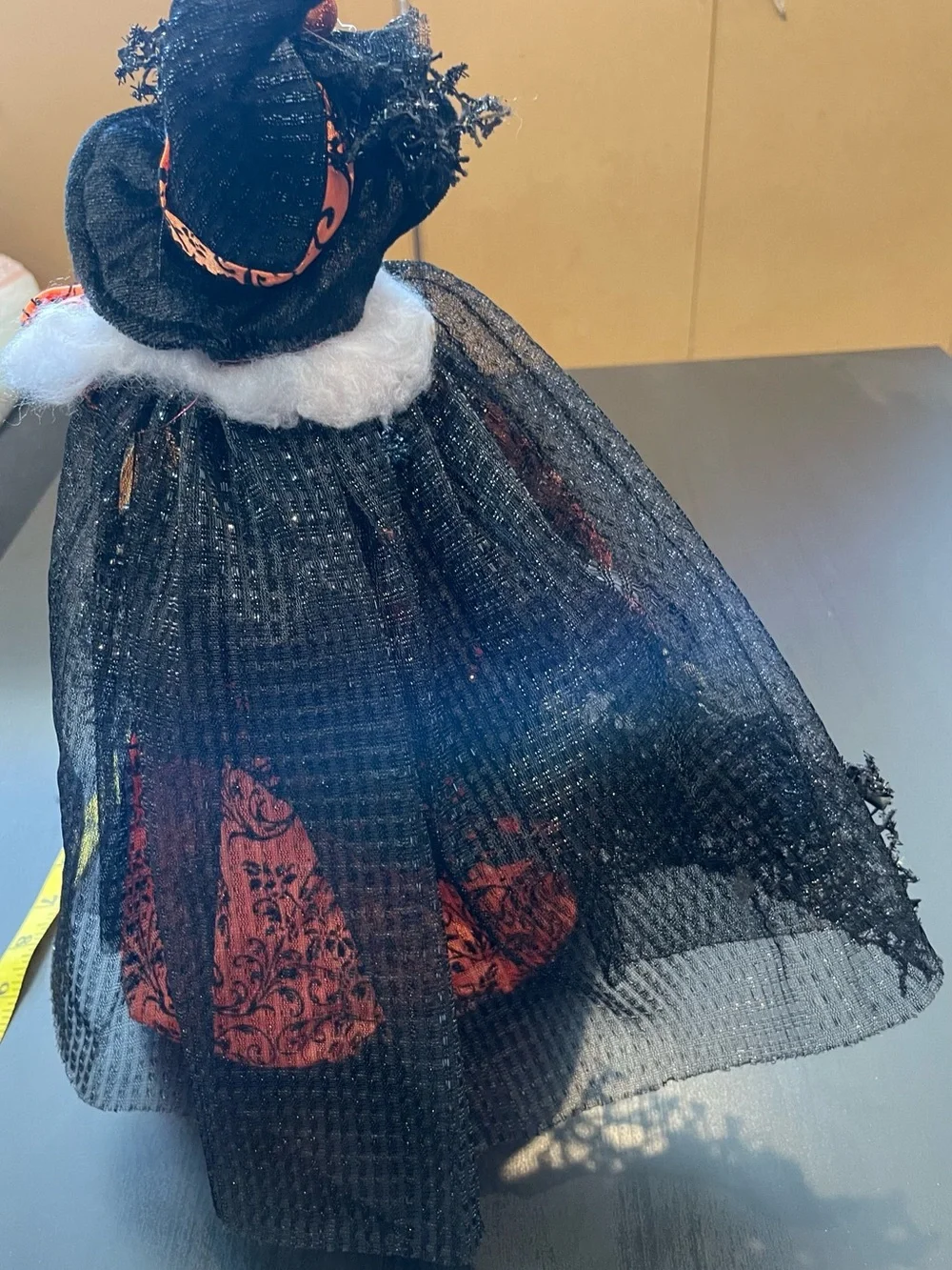 Halloween Witch  in Orange and Black